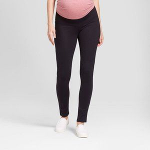 Isabel Maternity Underbelly Black Ponte Pants